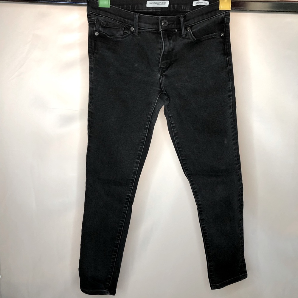 Banana Republic Black Skinny Ankle denim